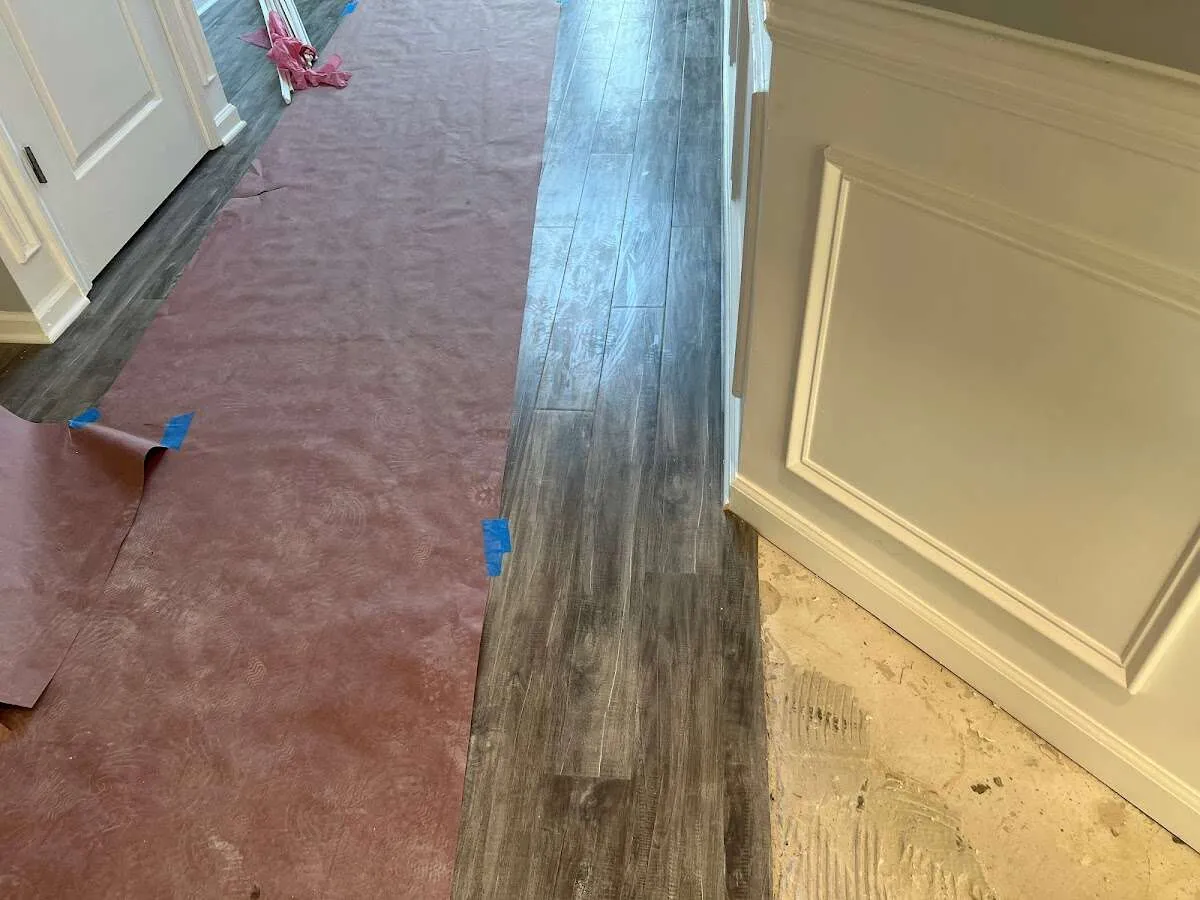 Completed marble shower restoration in Warren